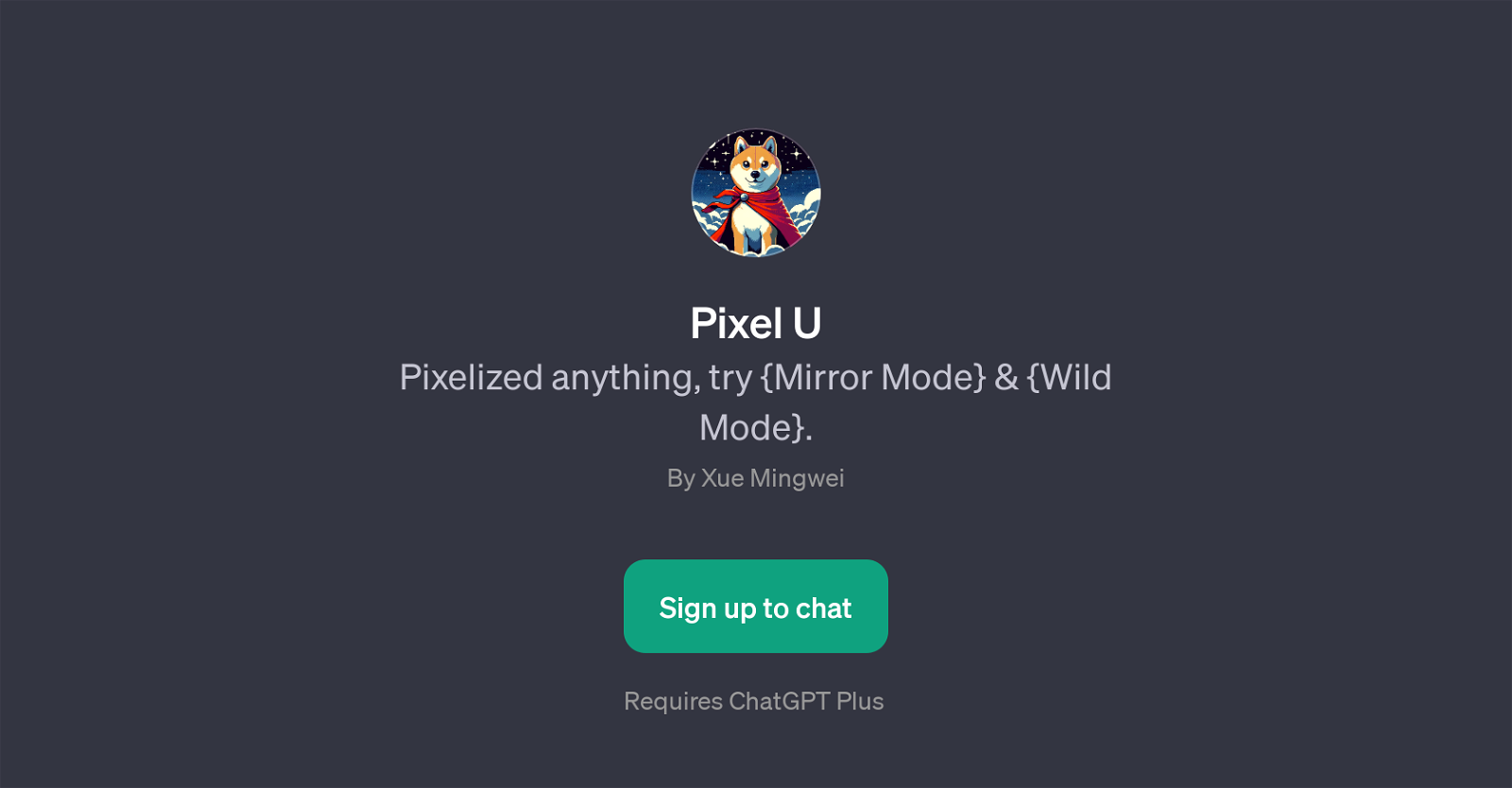 Pixel U website
