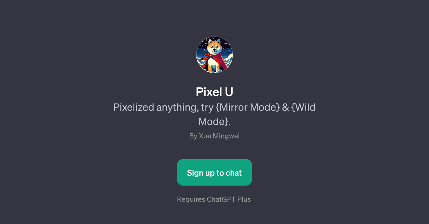 Pixel U website