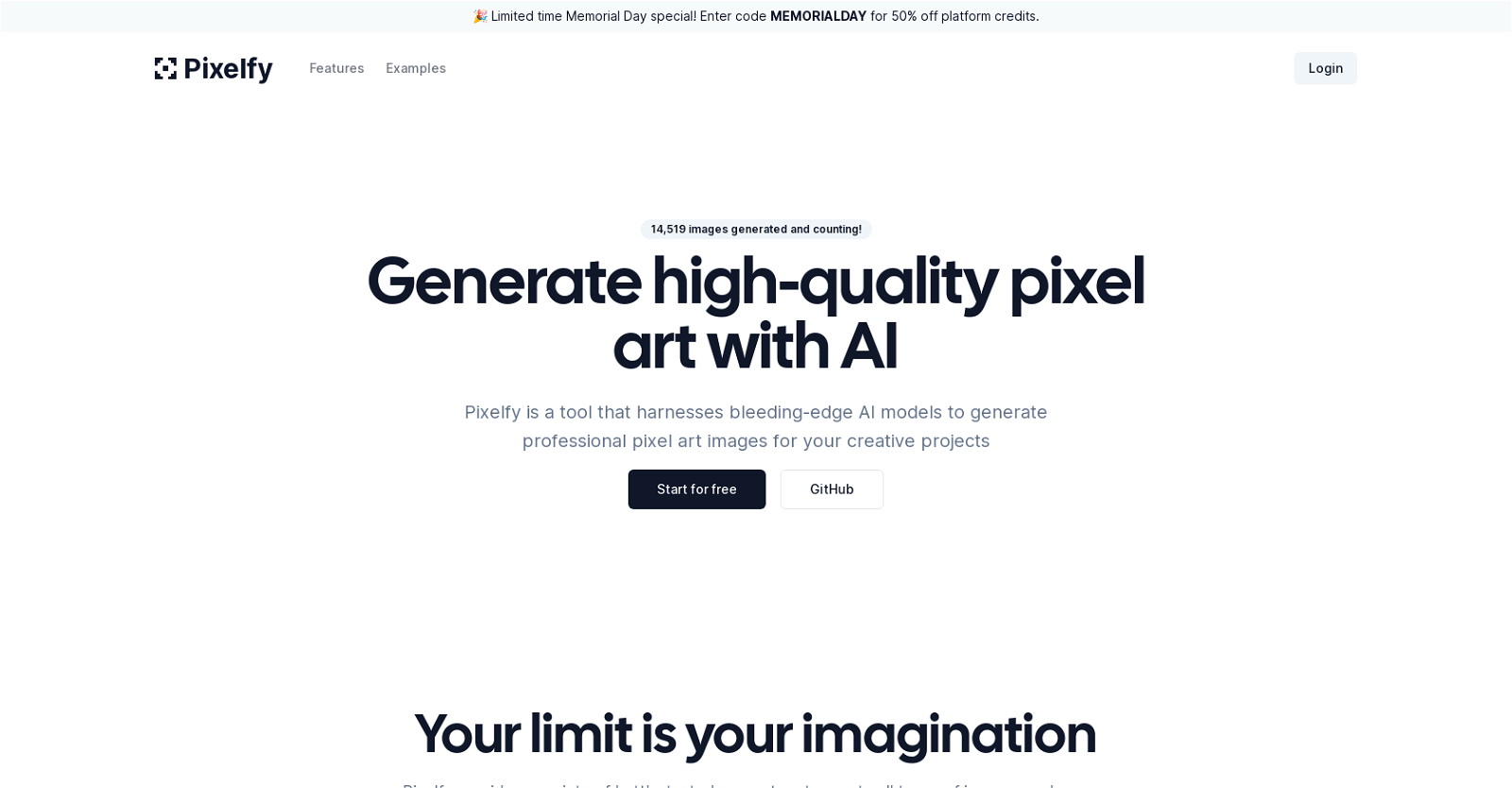 Pixelfy website