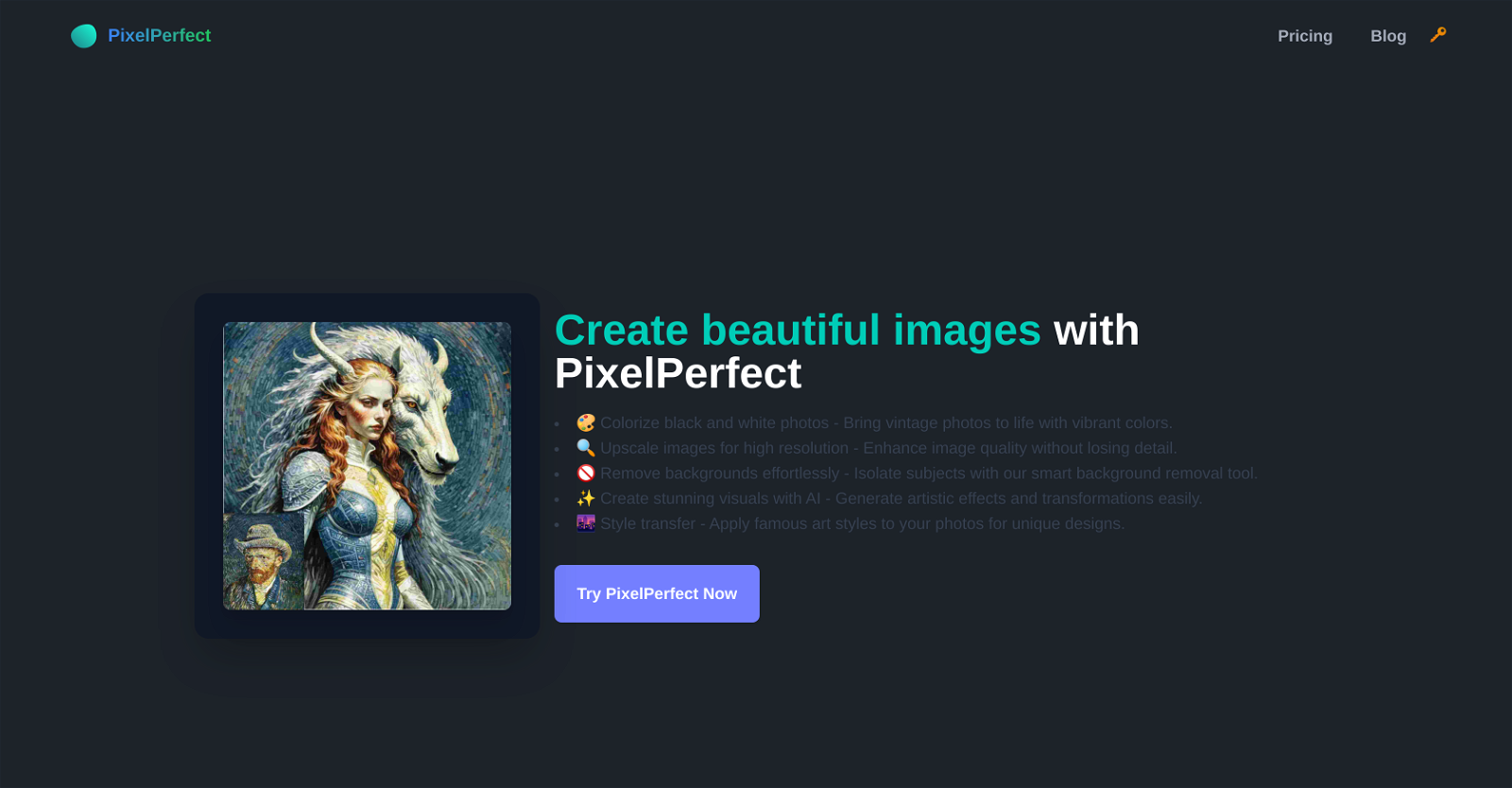 PixelPerfect website