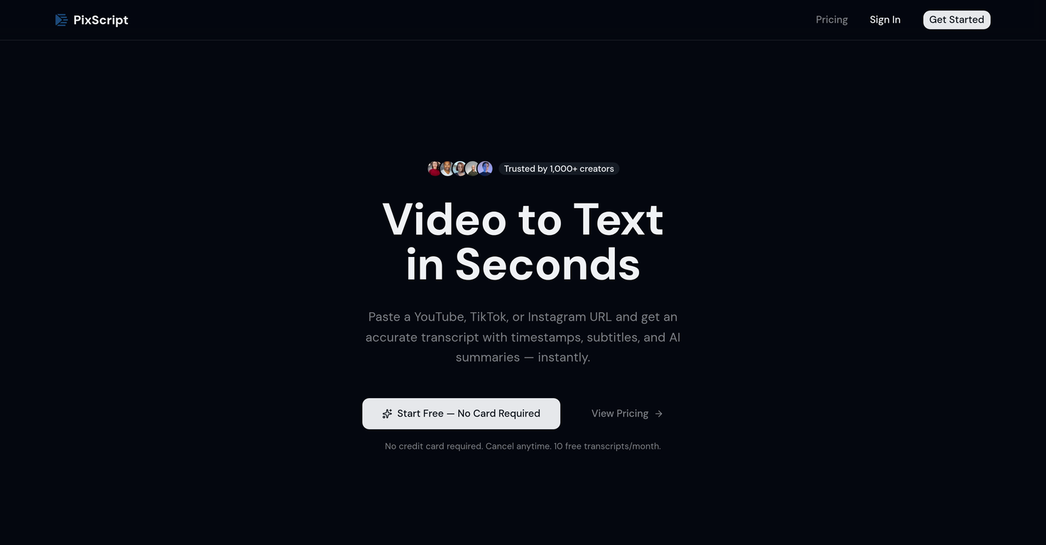 PixScript website