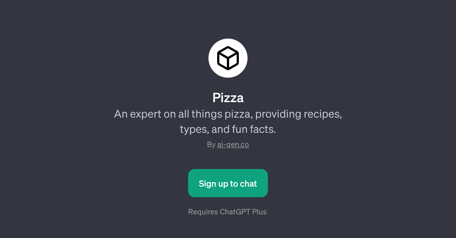Pizza website