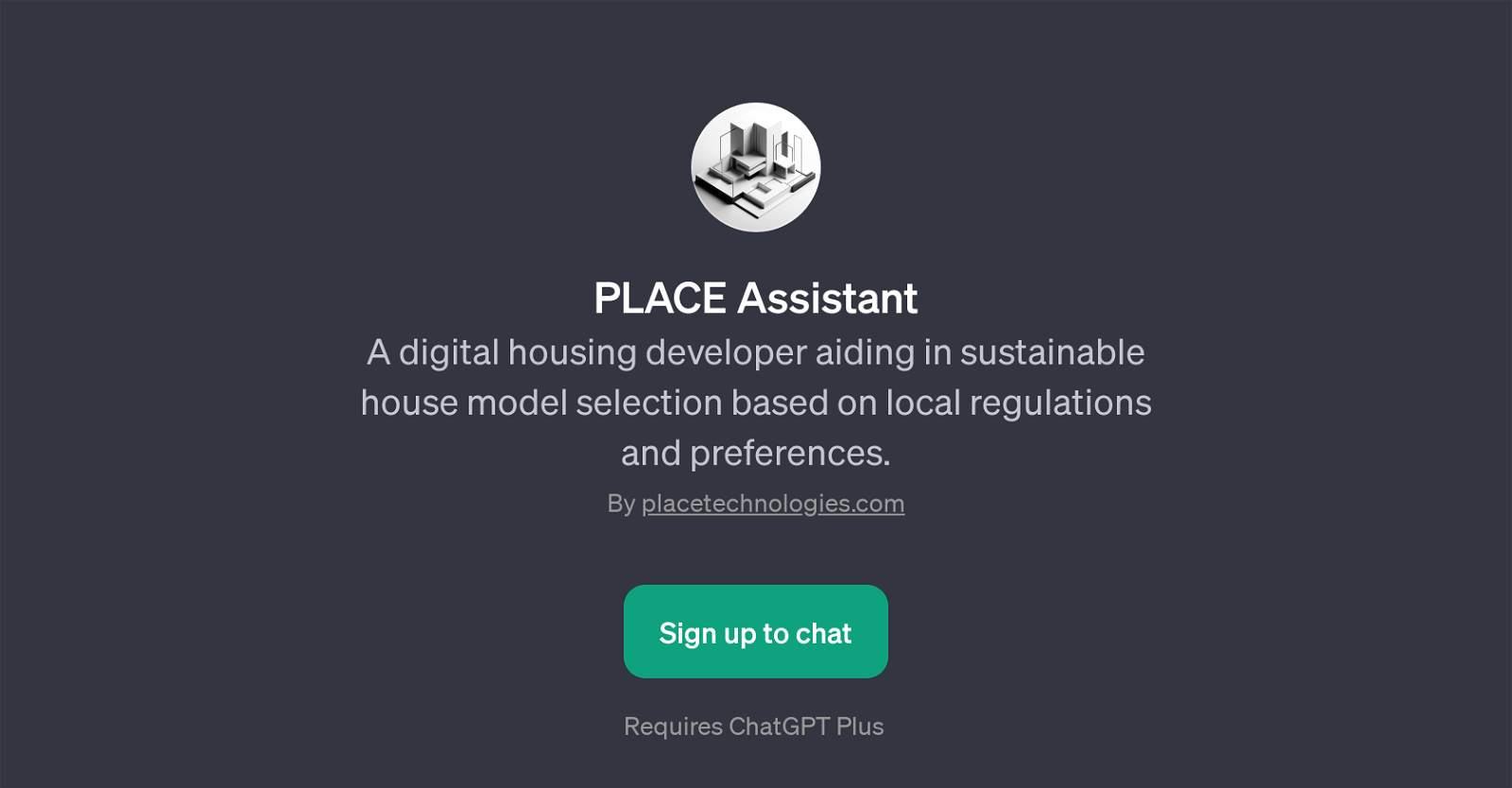 PLACE Assistant website