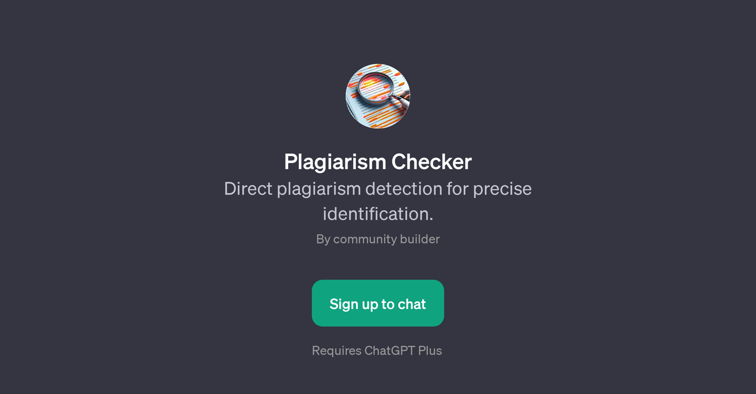 Plagiarism Checker website