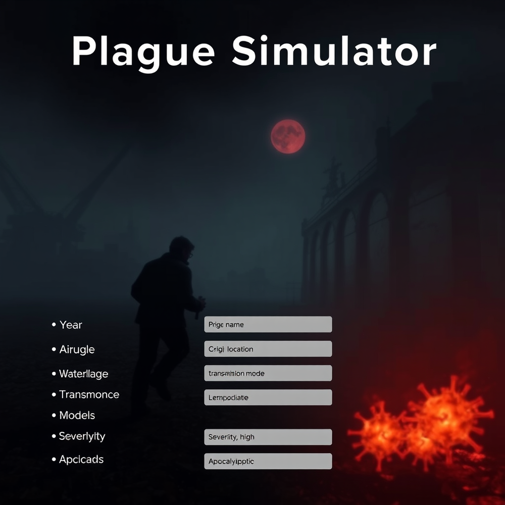 Plague Simulator website