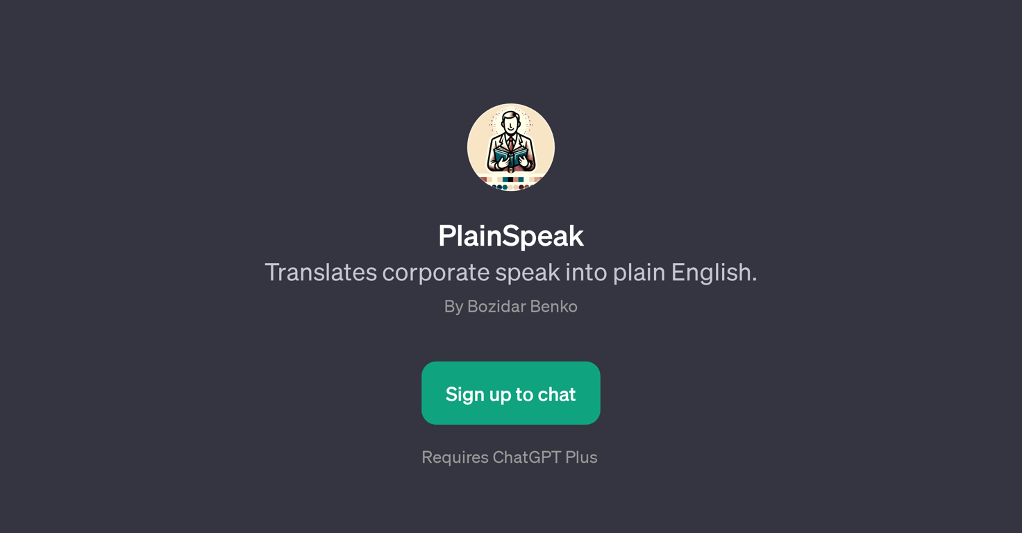 PlainSpeak website
