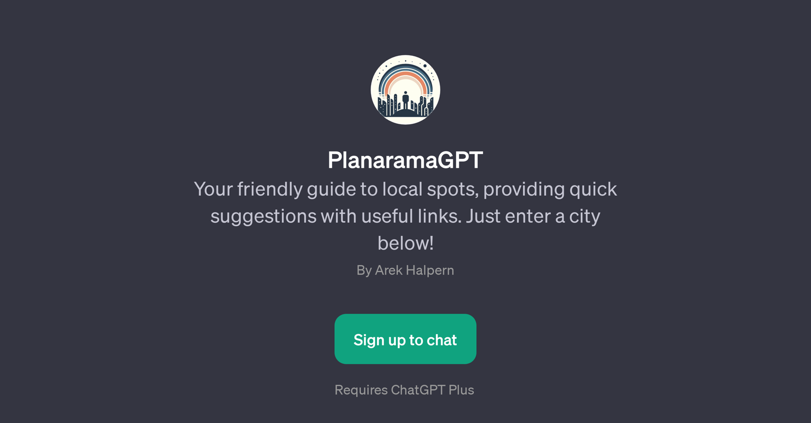 PlanaramaGPT website