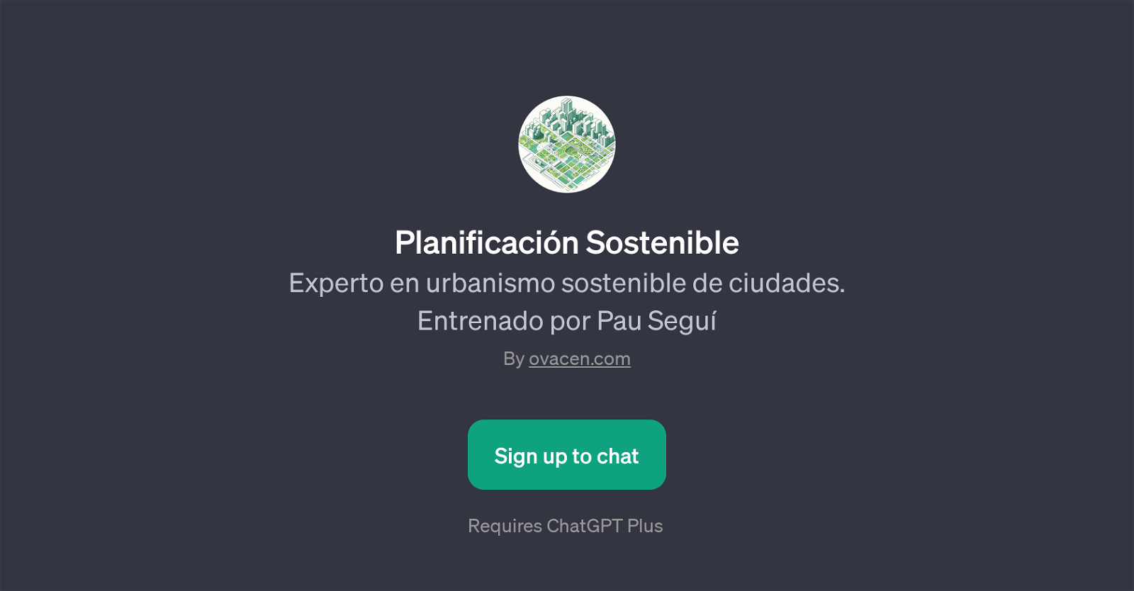 Planificacin Sostenible website