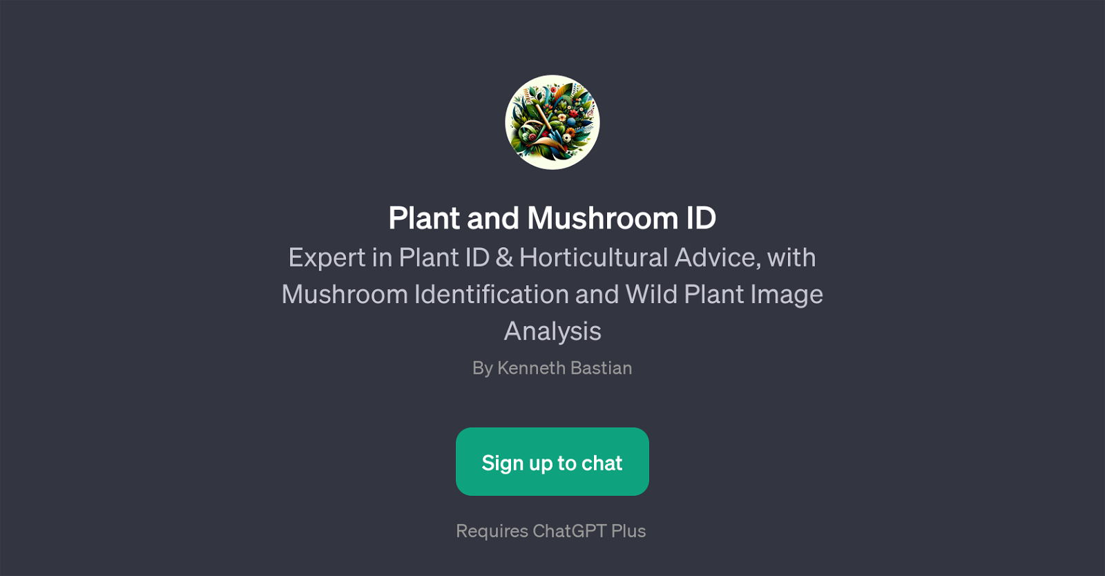 Plant and Mushroom ID website