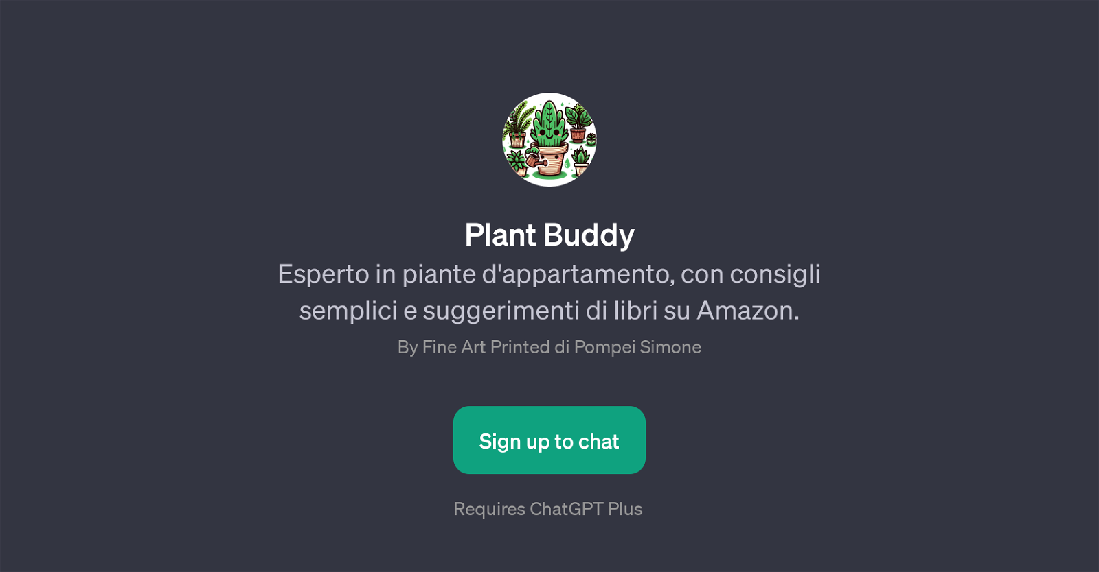 Plant Buddy website