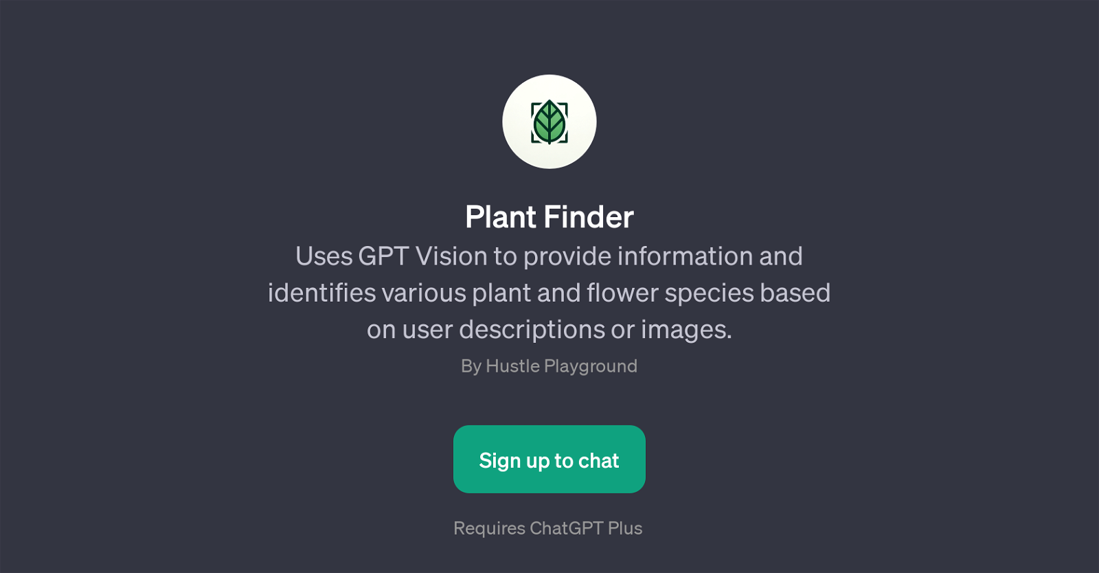 Plant Finder website