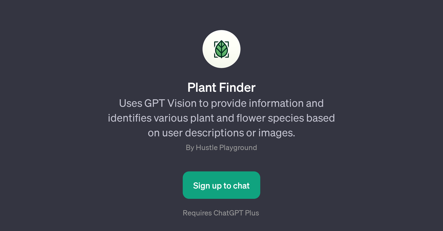 Plant Finder website