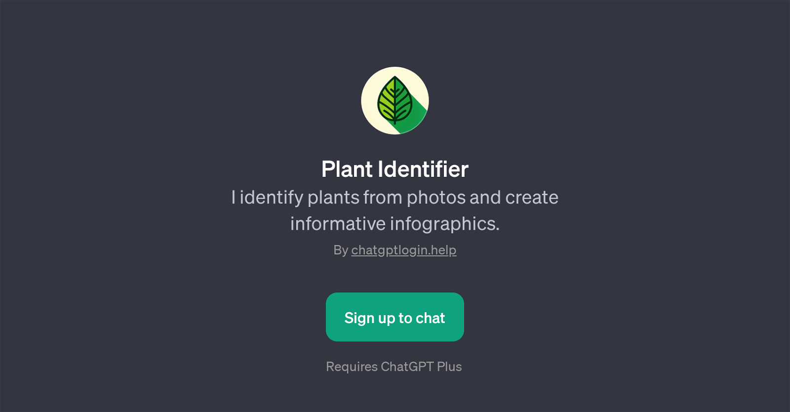 Plant Identifier website