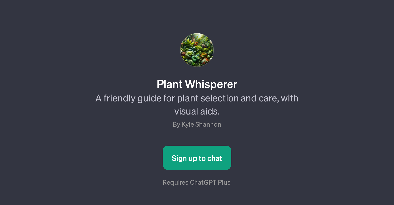 Plant Whisperer website