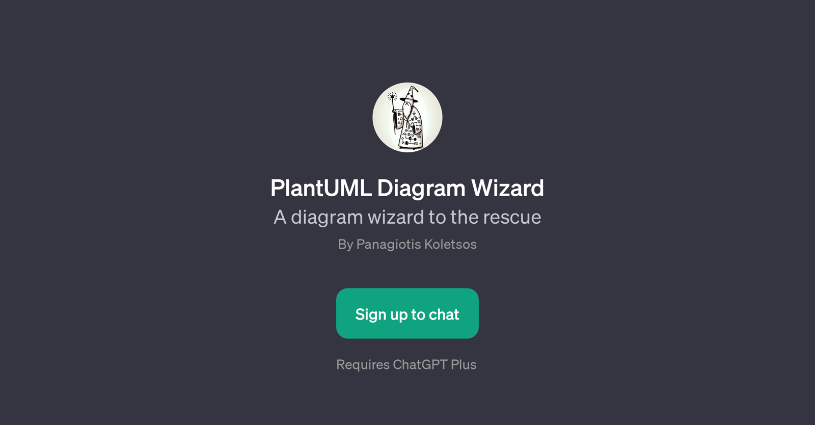 PlantUML Diagram Wizard website