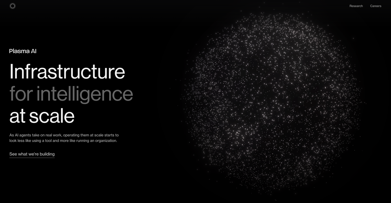 Plasma AI website