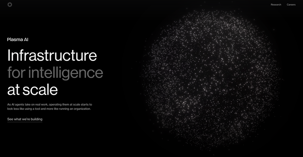 Plasma AI website