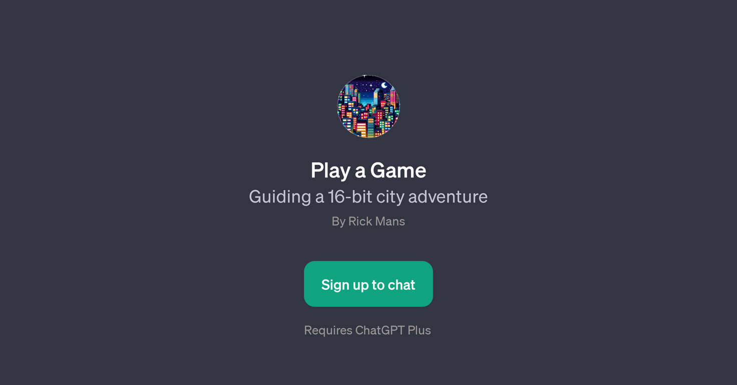Play a Game website