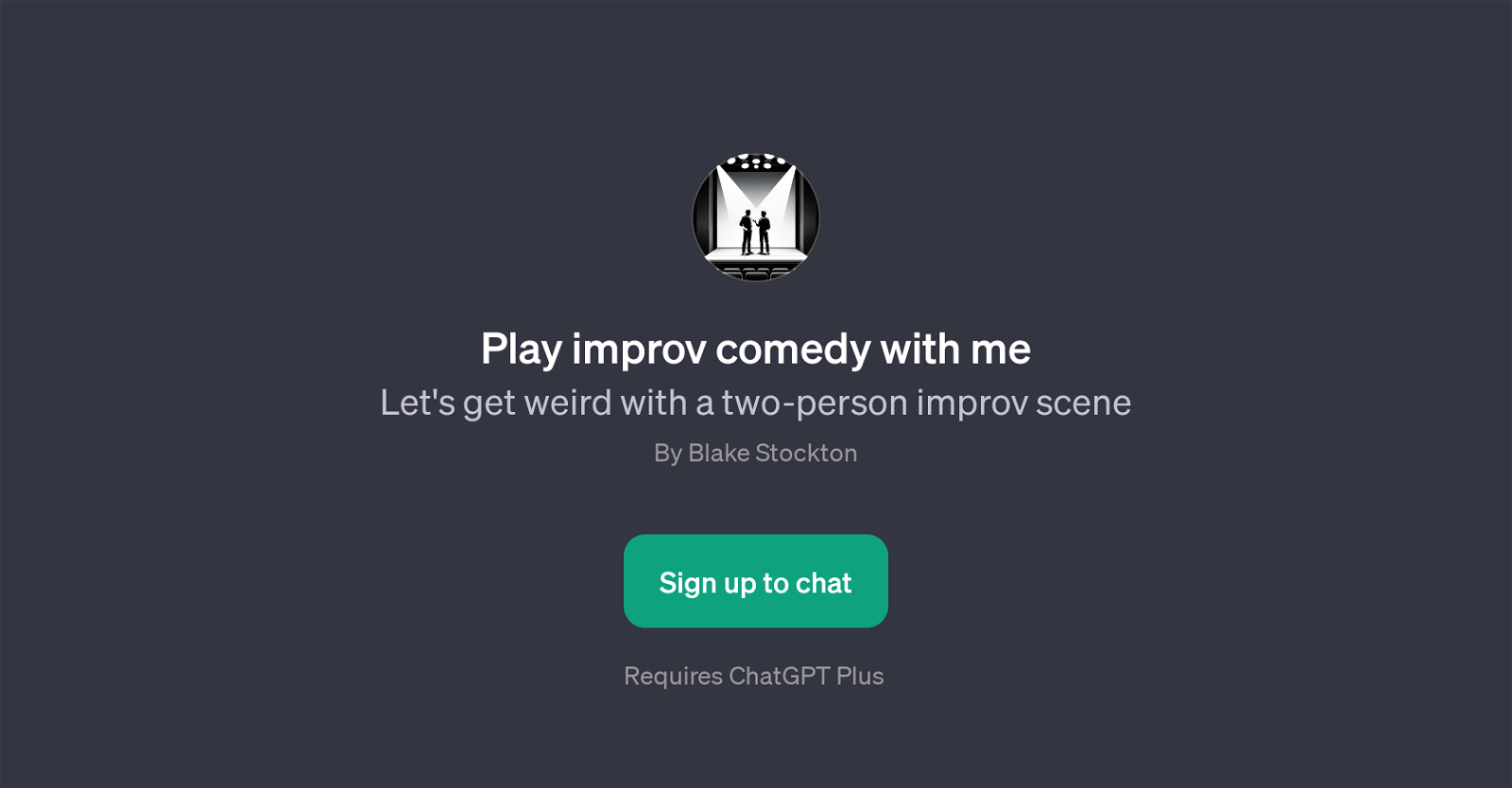 Play Improv Comedy With Me website