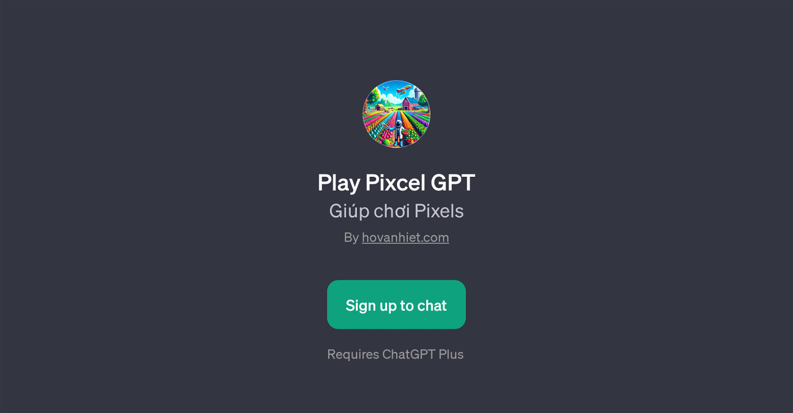 Play Pixcel GPT website