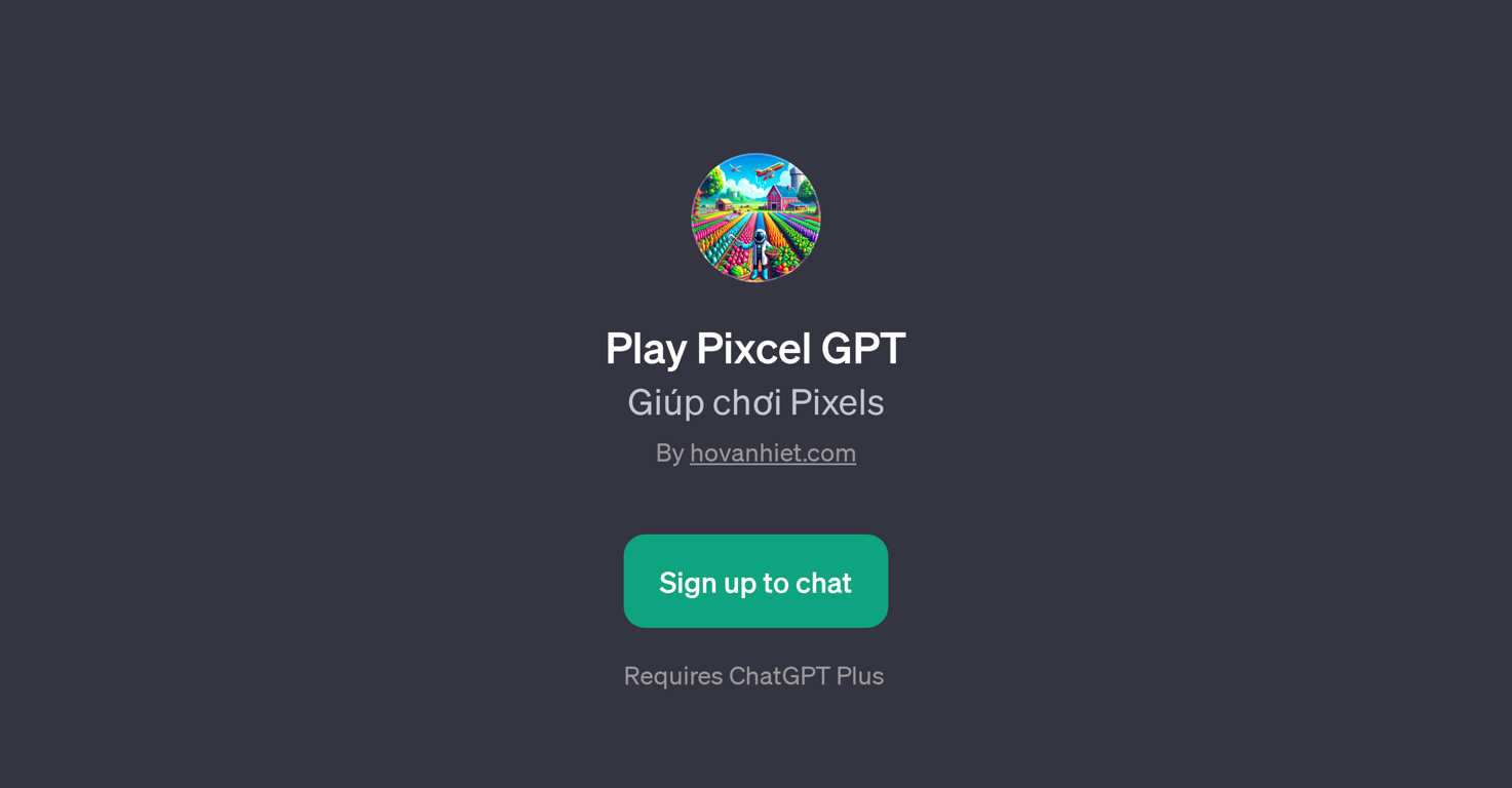 Play Pixcel GPT website