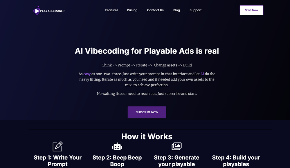 Playable Maker website