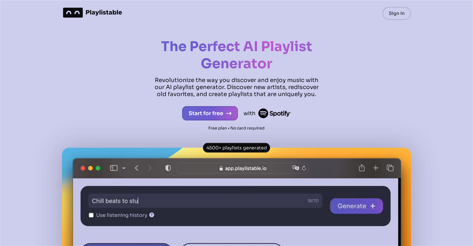Playlistable And 11 Other AI Alternatives For Music playlists