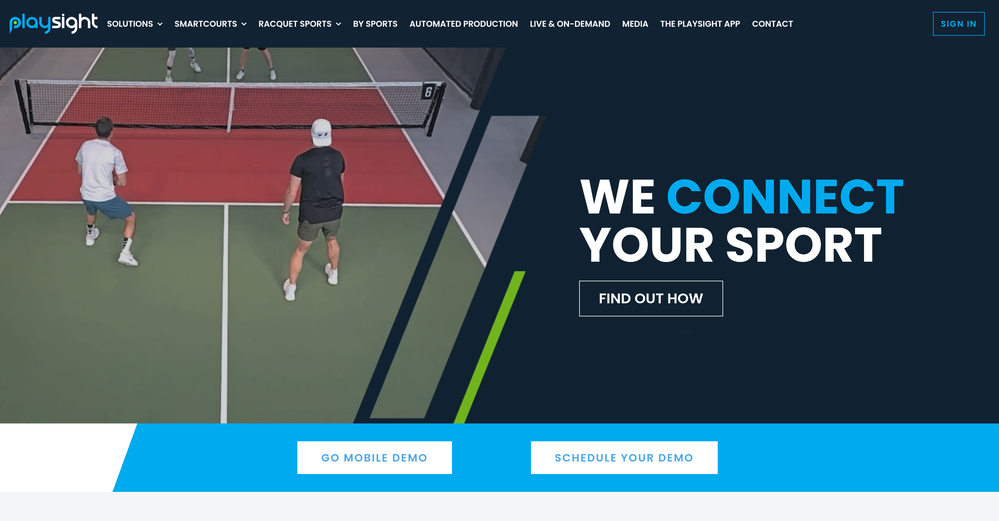 PlaySight website