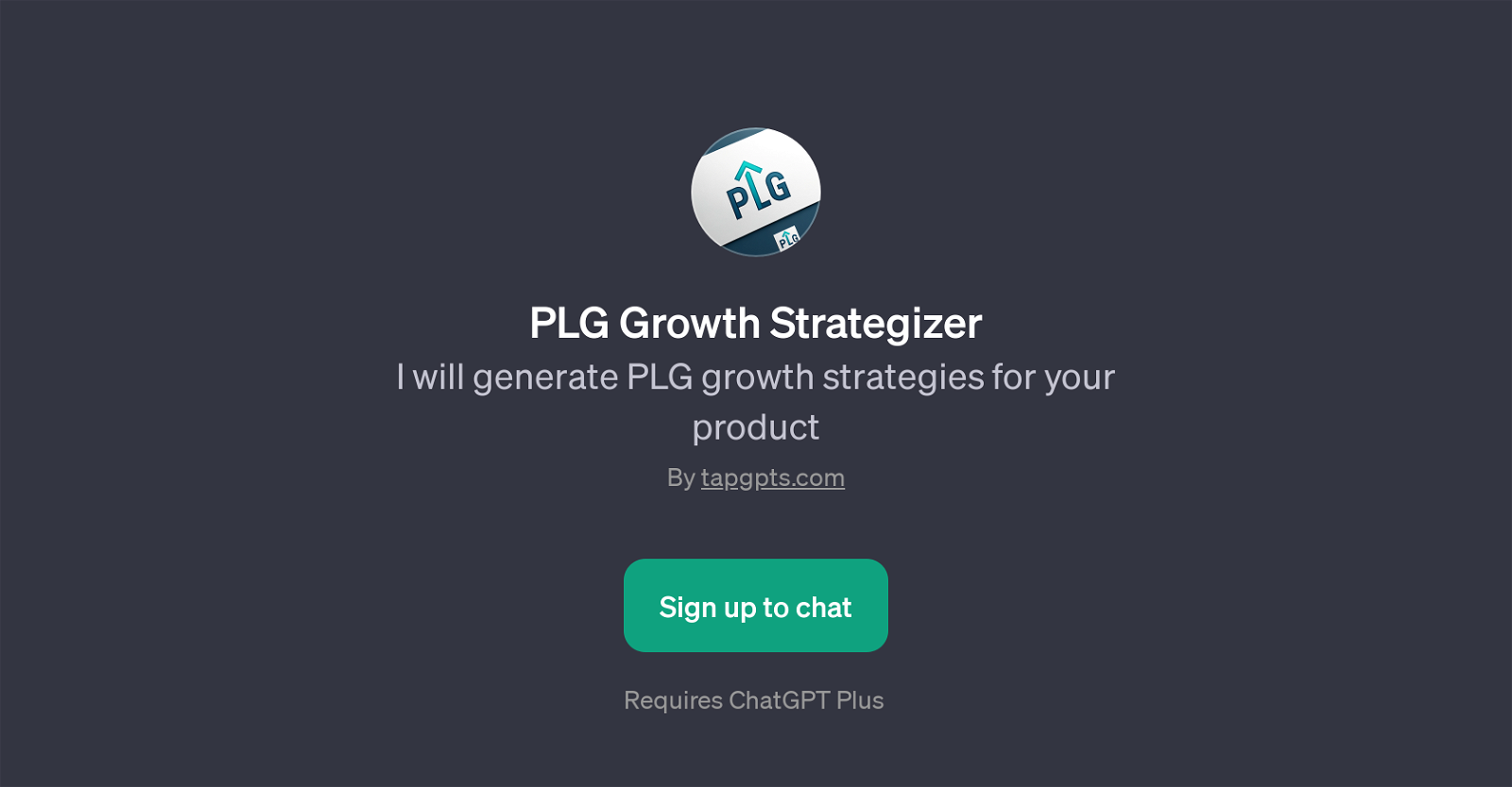 PLG Growth Strategizer website