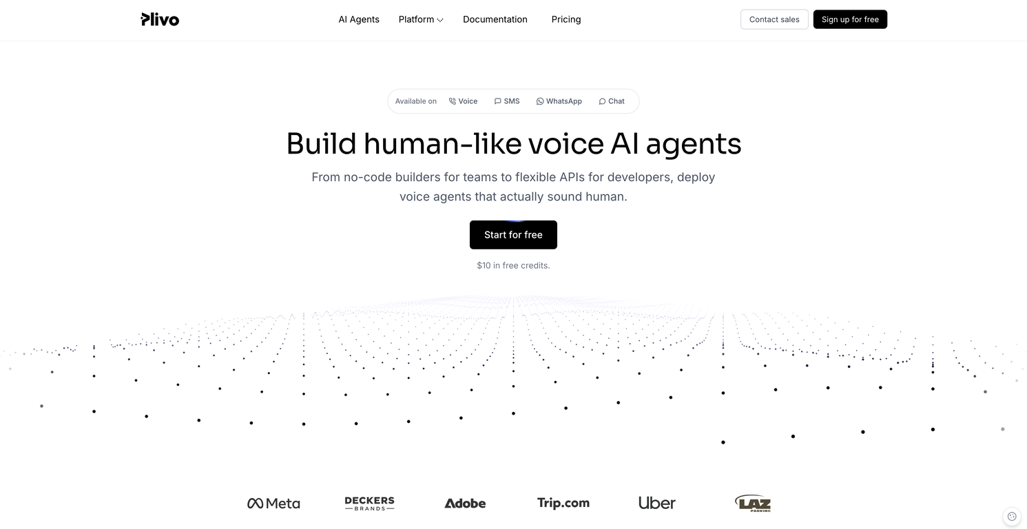 Plivo website