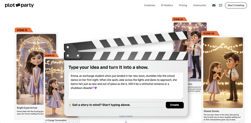Plot Party website