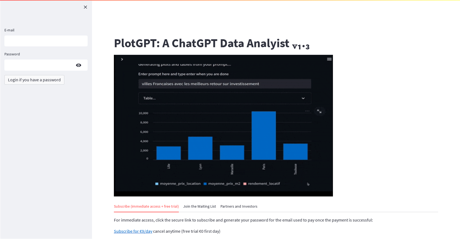 PlotGPT website