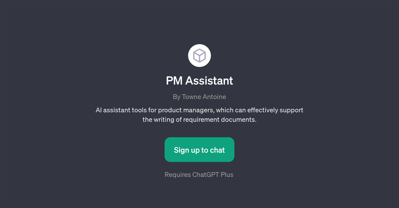 PM Assistant website