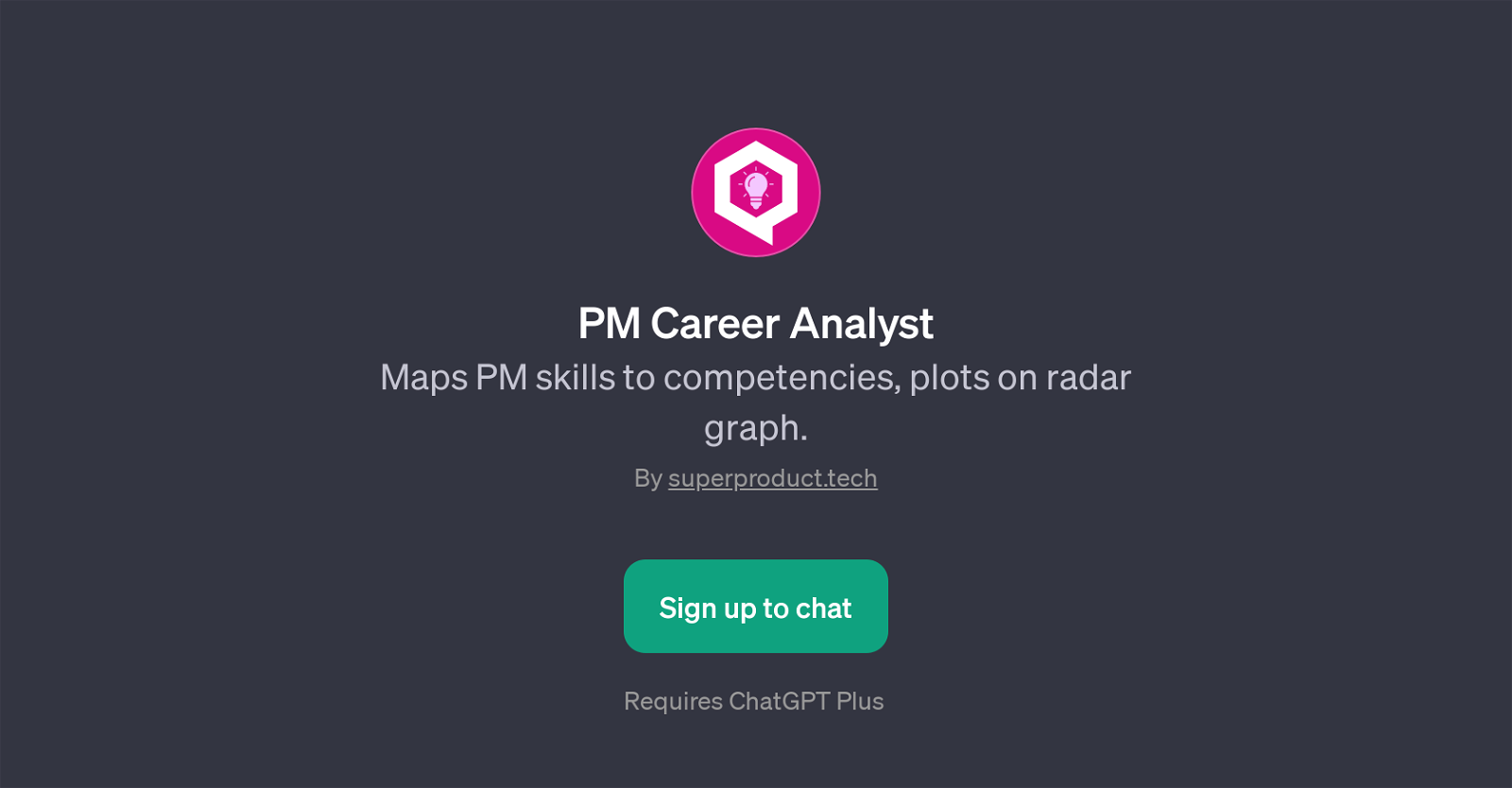 PM Career Analyst website