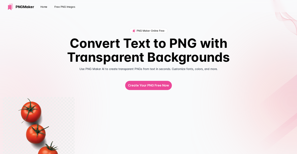 PNG Maker website
