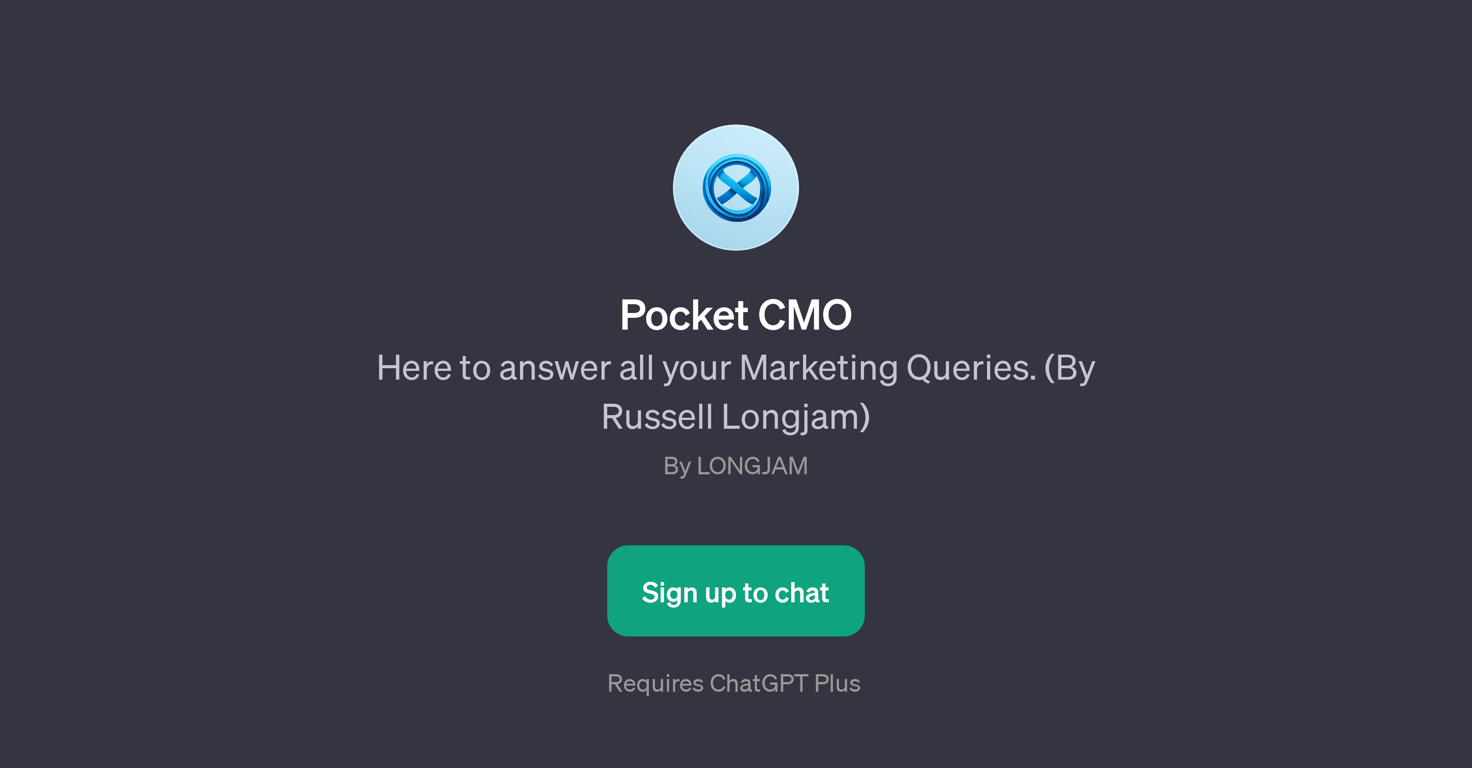 Pocket CMO website