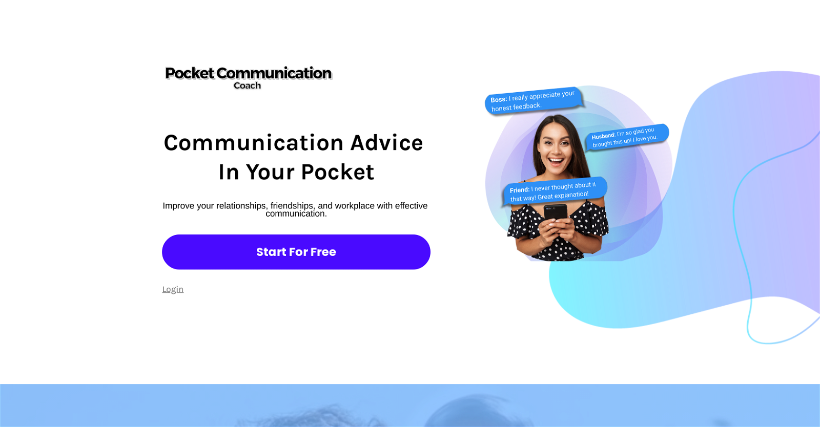 Pocket Communication Coach website