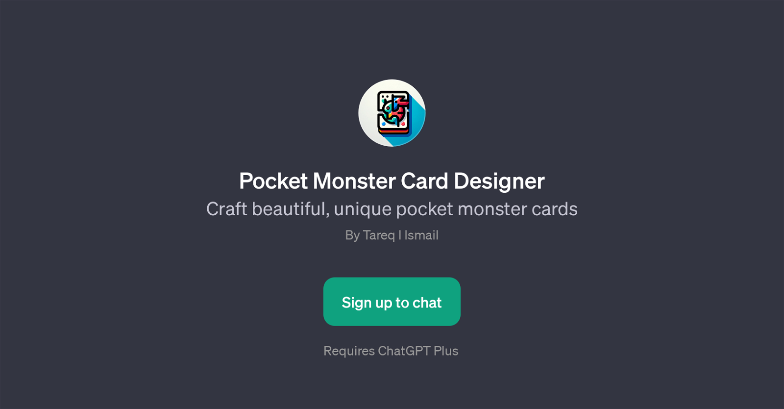 Pocket Monster Card Designer website