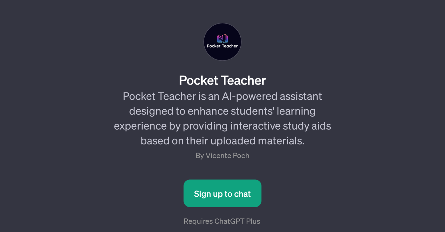 Pocket Teacher website