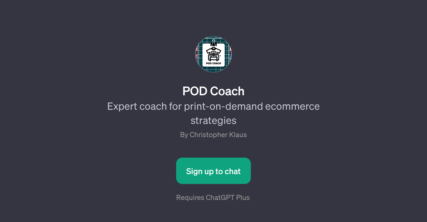 POD Coach website