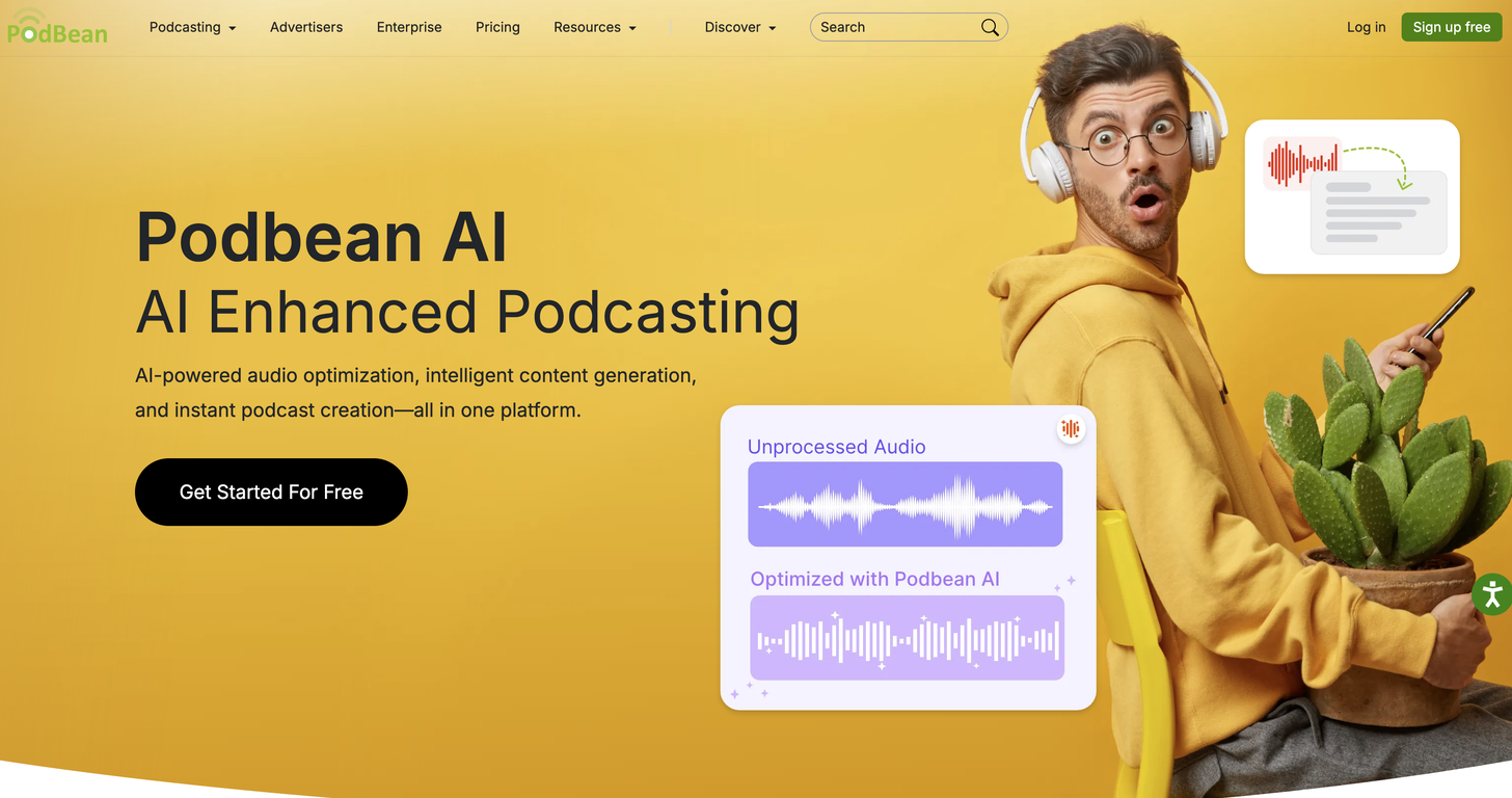 Podbean AI website