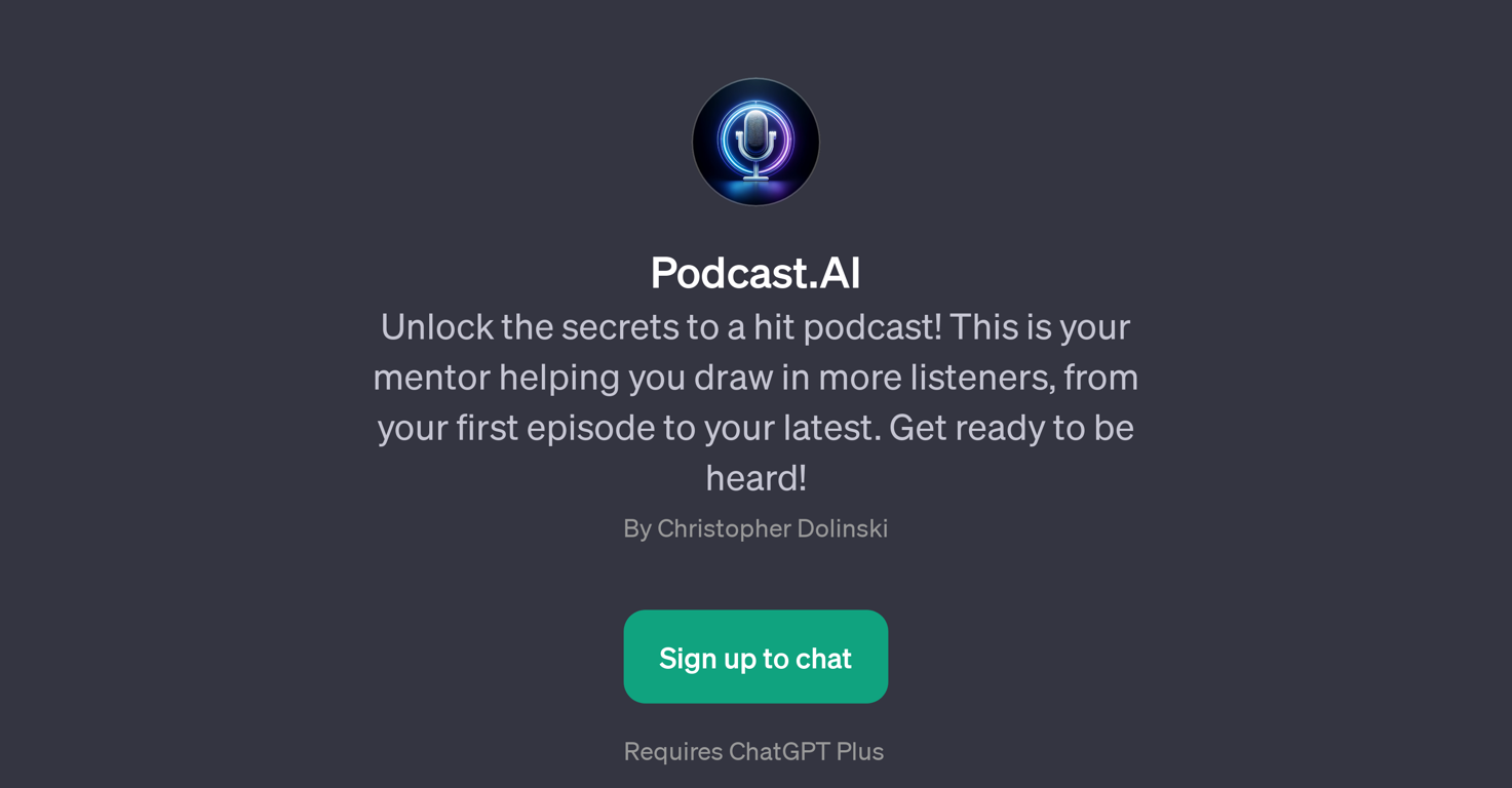 Podcast.AI website
