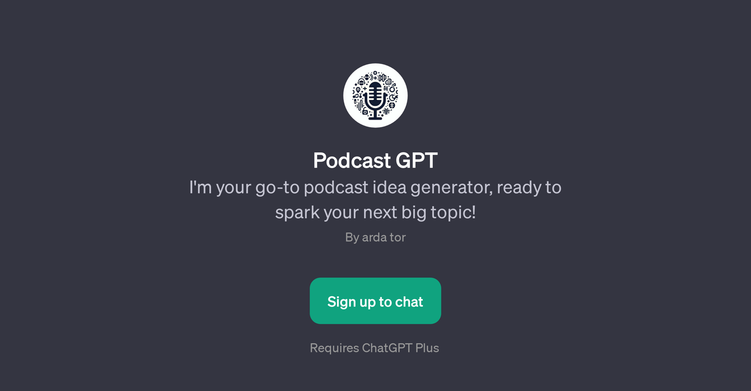 Podcast GPT website