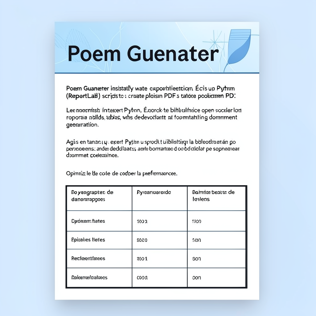 Poem Generator - (Free, No Signup AI Tool)