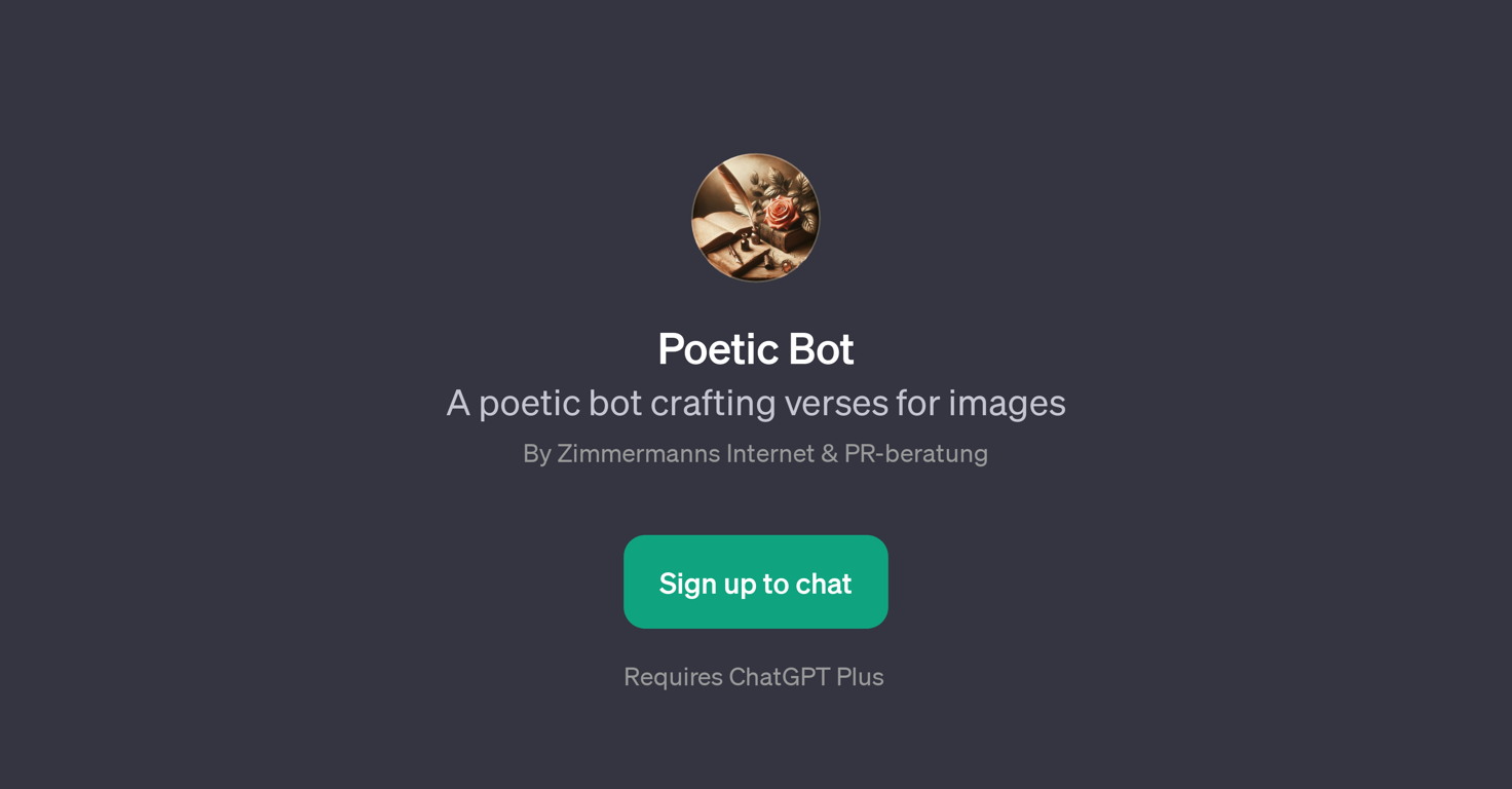 Poetic Bot website