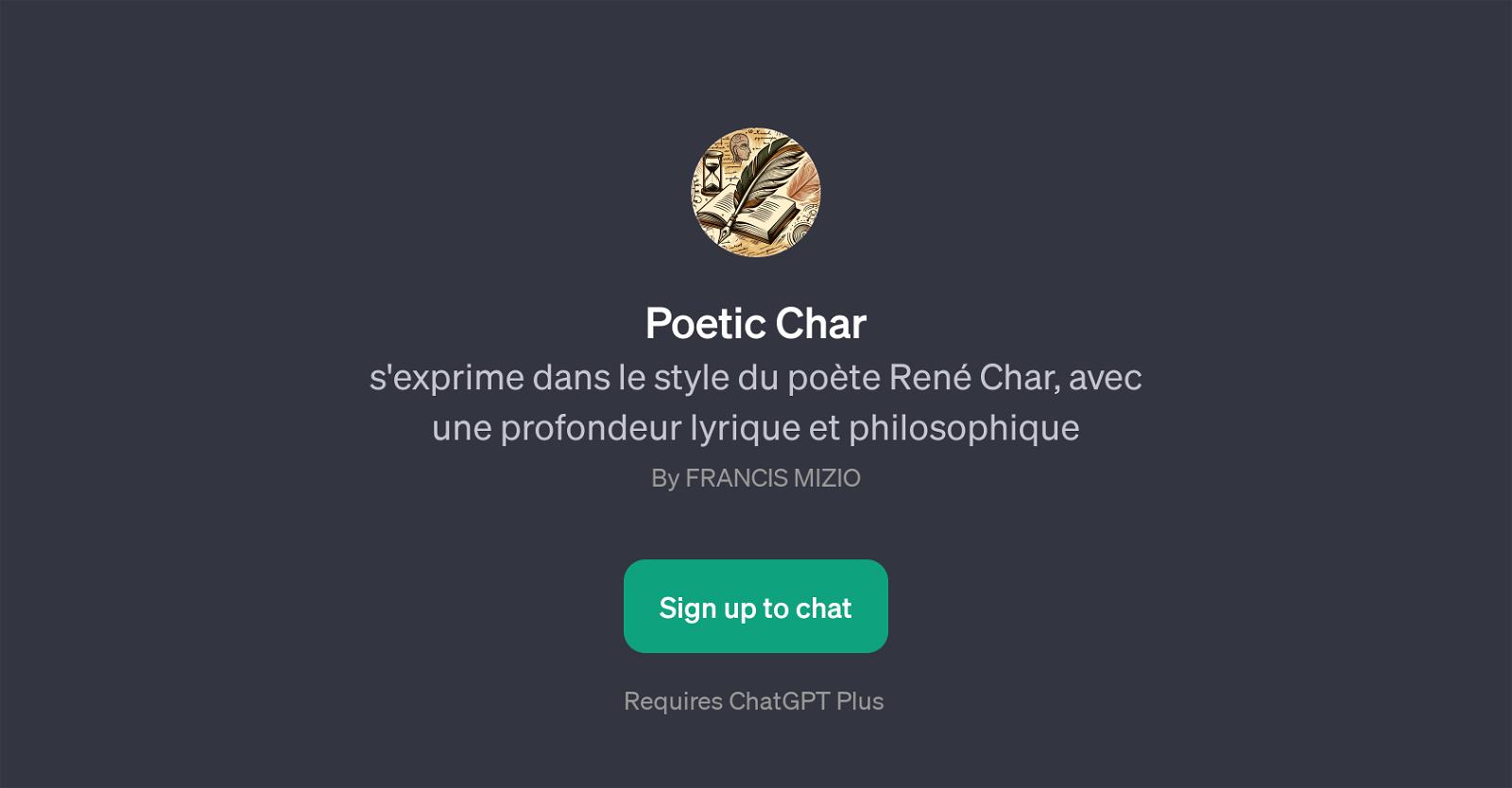 Poetic Char website