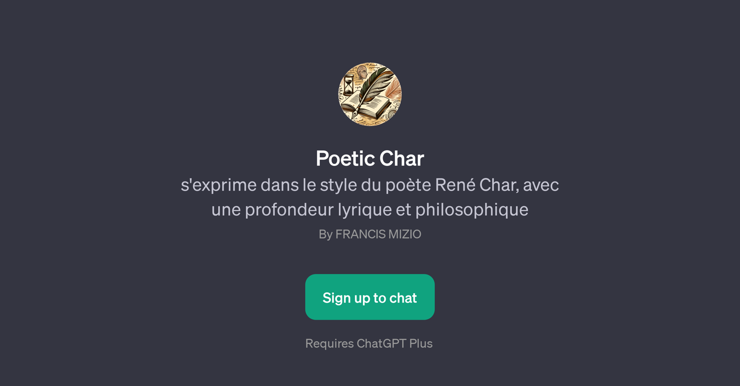 Poetic Char website