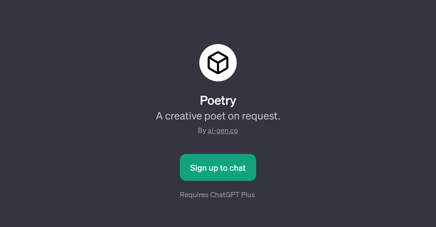 Poetry website