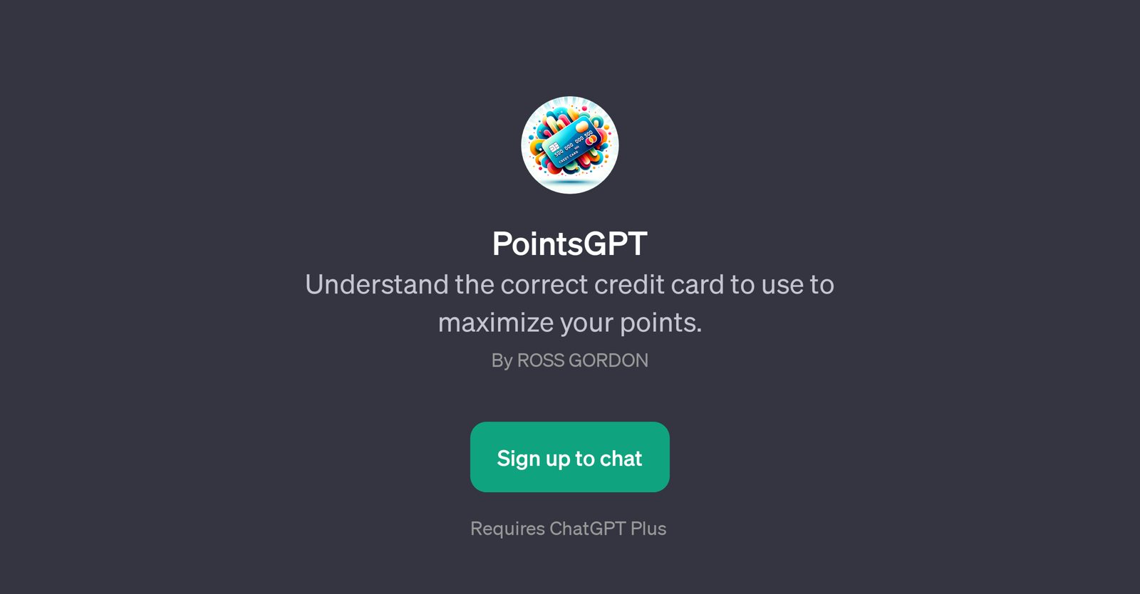 PointsGPT website
