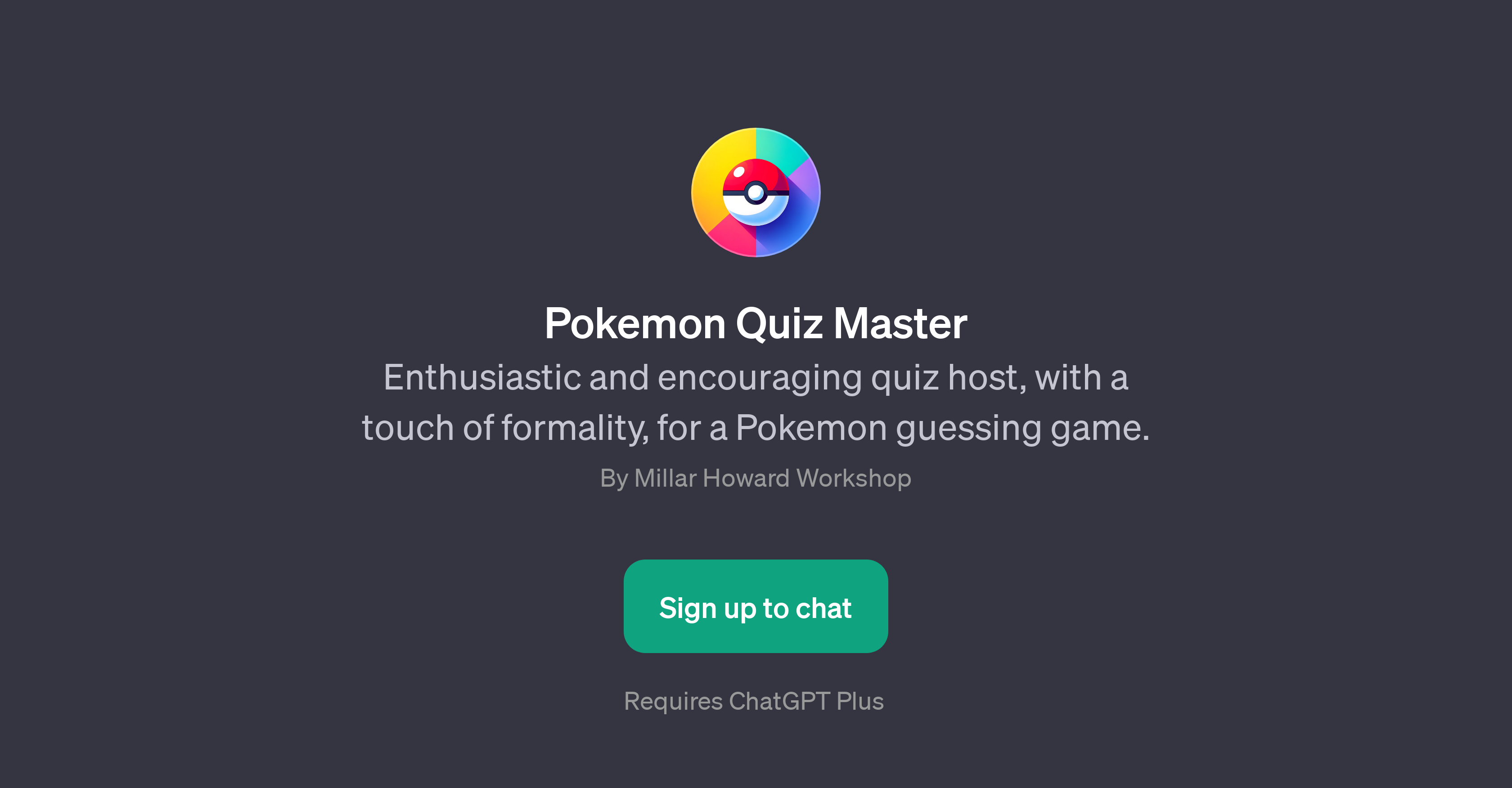 Pokemon Quiz Master - Pokemon quizzes - TAAFT